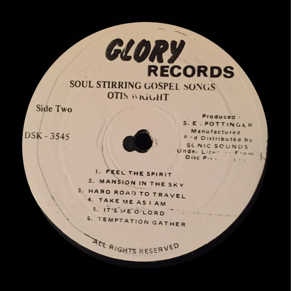 Otis Wright - Soul Stirring Gospel Songs | Glory Records (SLP. 5005) - 4 Otis Wright - Soul Stirring Gospel Songs | Glory Records (SLP. 5005) - 4