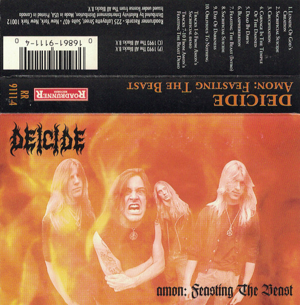 Deicide - Amon: Feasting The Beast [Cassette] | Roadrunner Records (RR 9111-4) - 2