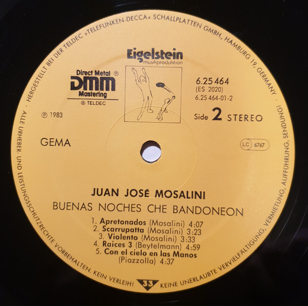 Juán José Mosalini - Buenas Noches Che Bandoneon | Eigelstein Musikproduktion (ES 2020) - 4 Juán José Mosalini - Buenas Noches Che Bandoneon | Eigelstein Musikproduktion (ES 2020) - 4