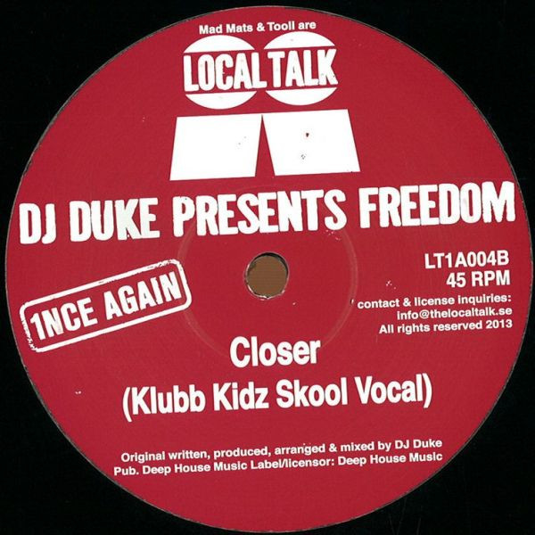 DJ Duke Presents Freedom - Closer | Local Talk (LT1A004) - 2