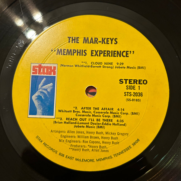 The Mar-Keys - Memphis Experience | Stax (STS-2036) - 3 The Mar-Keys - Memphis Experience | Stax (STS-2036) - 3