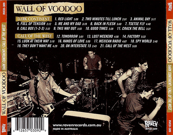 Wall Of Voodoo - Dark Continent / Call Of The West CD | Raven Records (RVCD-309) - 2 Wall Of Voodoo - Dark Continent / Call Of The West CD | Raven Records (RVCD-309) - 2