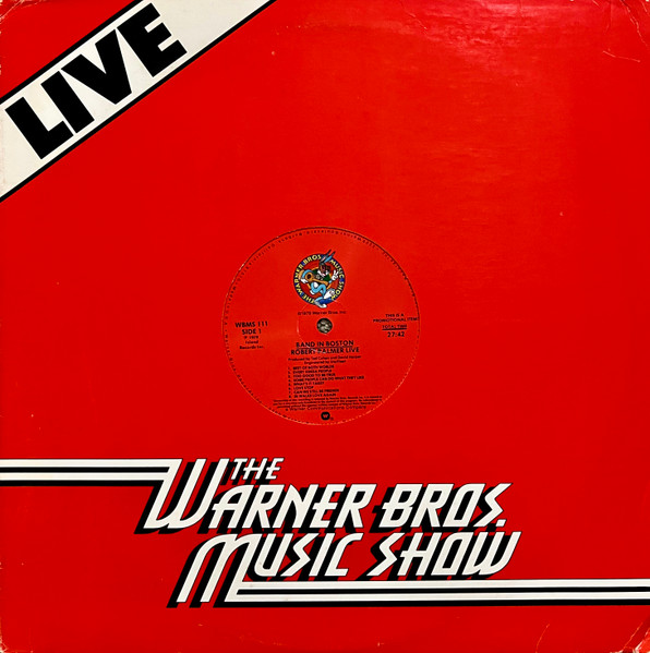 Robert Palmer - Band In Boston | Warner Bros. Records (WBMS 111) - main Robert Palmer - Band In Boston | Warner Bros. Records (WBMS 111) - main