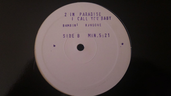 2 In Paradise - I Call You Baby | Megafont Records (none) - 2