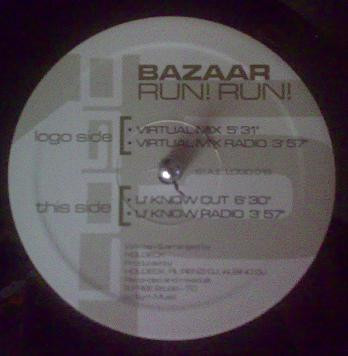 Bazaar - Run! Run! | Logo Records (LOGO 015) - main Bazaar - Run! Run! | Logo Records (LOGO 015) - main