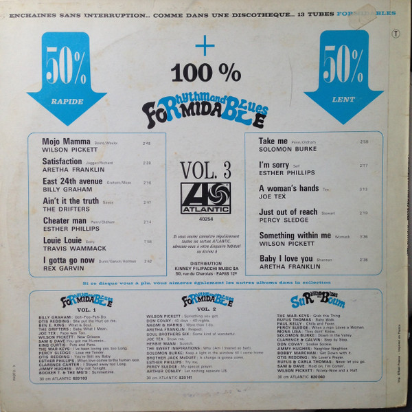 Various - Formidable Rhythm And Blues (Vol. 3) | Atlantic (40 254) - 2 Various - Formidable Rhythm And Blues (Vol. 3) | Atlantic (40 254) - 2