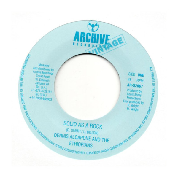 Dennis Alcapone / Mighty Soul Rebels - Solid As A Rock / Judgement Day Is Near | Not On Label (AR7043) - main
