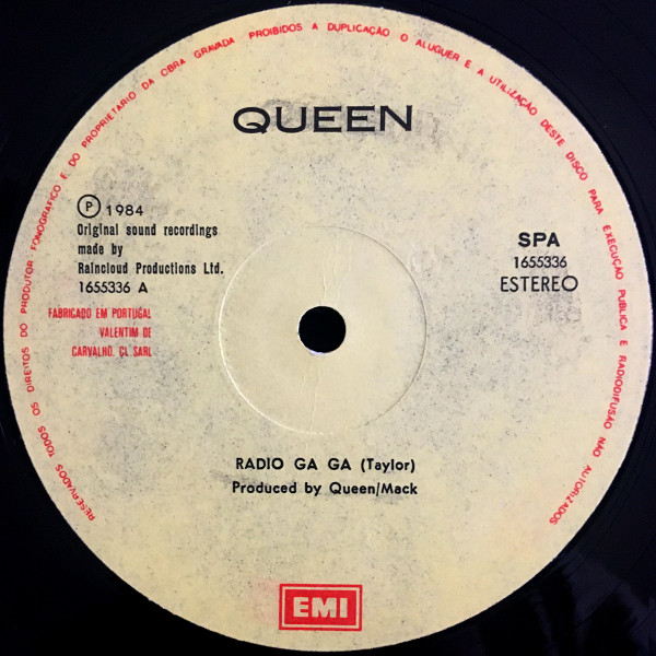 Queen - Radio Ga Ga | EMI (1655336) - 3 Queen - Radio Ga Ga | EMI (1655336) - 3