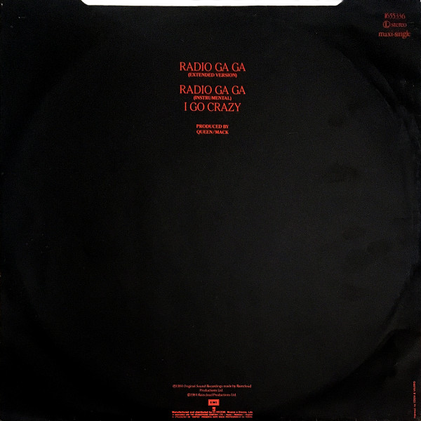Queen - Radio Ga Ga | EMI (1655336) - 2 Queen - Radio Ga Ga | EMI (1655336) - 2
