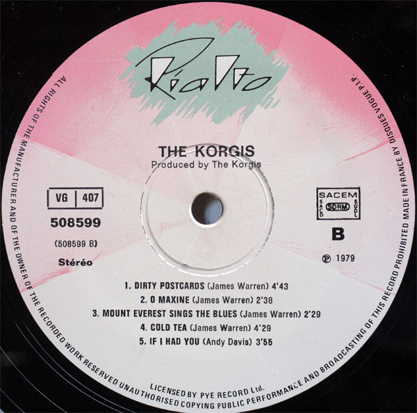 The Korgis - The Korgis | Rialto (508599) - 4