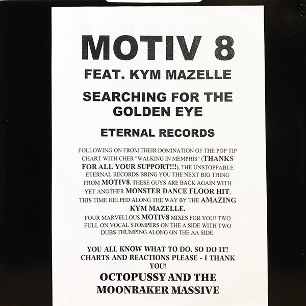 Motiv 8 & Kym Mazelle - Searching For The Golden Eye | Eternal (SAM 1727) - 3