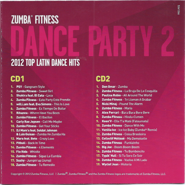 Various - Zumba Fitness Dance Party 2 - 2012 Top Latin Dance Hits | Universal Music France (5341266) - 2