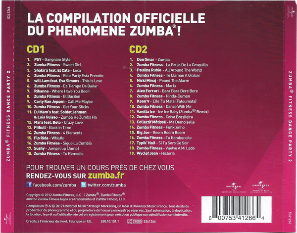 Various - Zumba Fitness Dance Party 2 - 2012 Top Latin Dance Hits | Universal Music France (5341266) - 4