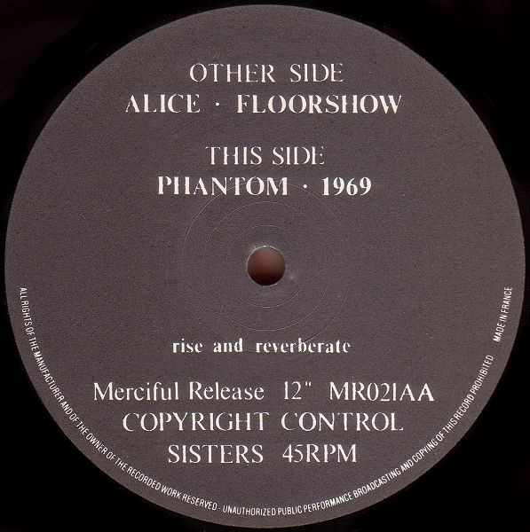 The Sisters Of Mercy - Alice | Merciful Release (MR 021) - 3
