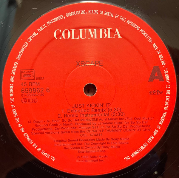 Xscape - Just Kickin' It | Columbia (659862 6) - 3