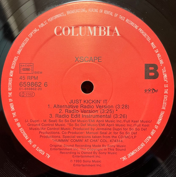 Xscape - Just Kickin' It | Columbia (659862 6) - 4