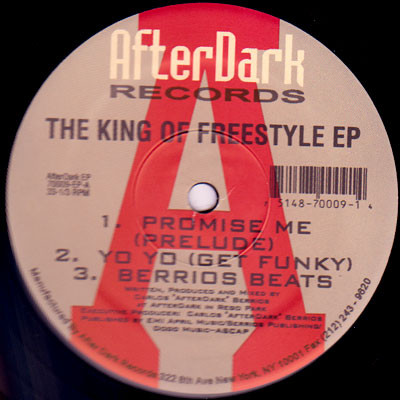 Carlos Berrios - The King Of Freestyle EP | After Dark Records (70009-EP)