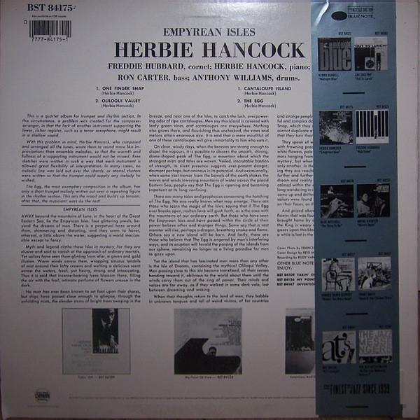 Herbie Hancock - Empyrean Isles | Blue Note (BST 84175) - 2