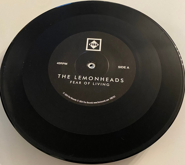 The Lemonheads - Fear Of Living 7" | Fire Records (FIRE752) - 3 The Lemonheads - Fear Of Living 7" | Fire Records (FIRE752) - 3