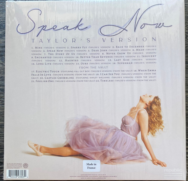 Taylor Swift - Speak Now (Taylor's Version) | Republic Records (2448438034) - 4 Taylor Swift - Speak Now (Taylor's Version) | Republic Records (2448438034) - 4