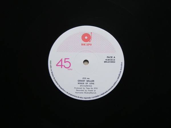 Grant Miller - Wings Of Love / California Train | Dacapo (45.605635.35) - 3
