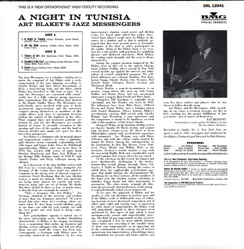 Art Blakey & The Jazz Messengers - A Night In Tunisia | BMG Special Products (DRL 12041) - 3 Art Blakey & The Jazz Messengers - A Night In Tunisia | BMG Special Products (DRL 12041) - 3