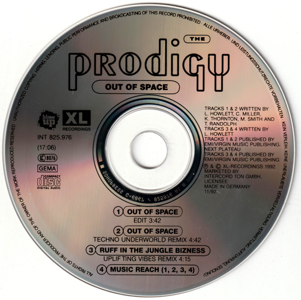 The Prodigy - Out Of Space | Blow Up (INT 825.976) - 4