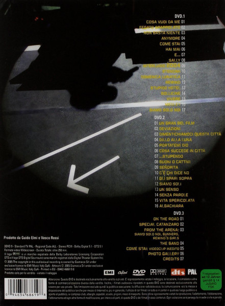 Vasco Rossi - Buoni O Cattivi Live Anthology 04.05 | EMI (09463 46861 9 8) - 2