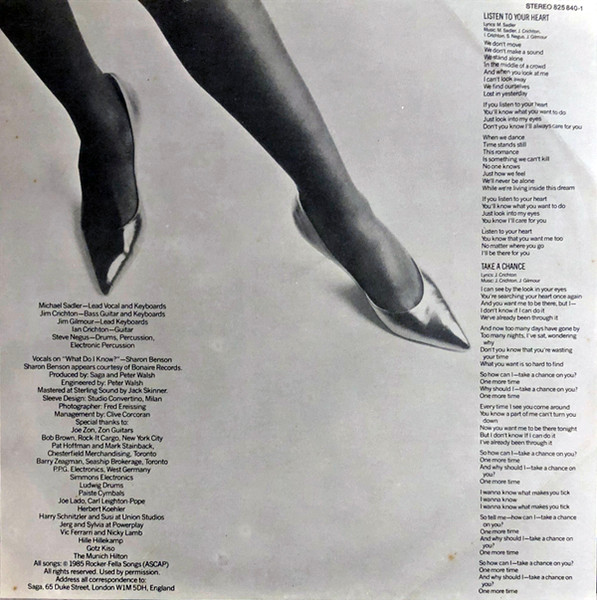Saga - Behaviour | Polydor (825 840-1) - 2