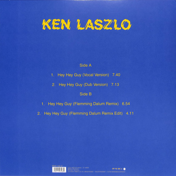 Ken Laszlo - Hey Hey Guy | ZYX Music (MAXI 1145-12) - 2