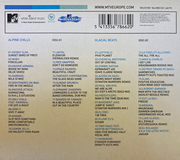 Various - MTV : Extreme (Alpine Chills & Glacial Beats) | White Island Music (SOLCD 002) - 2 Various - MTV : Extreme (Alpine Chills & Glacial Beats) | White Island Music (SOLCD 002) - 2