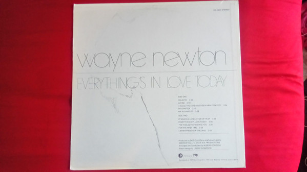 Wayne Newton - Everything's In Love Today | MGM Records (Se 4685) - 2