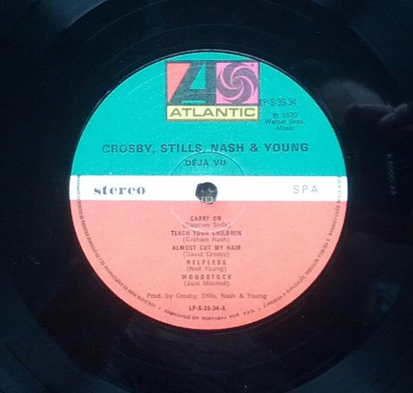 Crosby, Stills, Nash & Young - Déjà Vu | Atlantic (LP-S-39-34) - 4