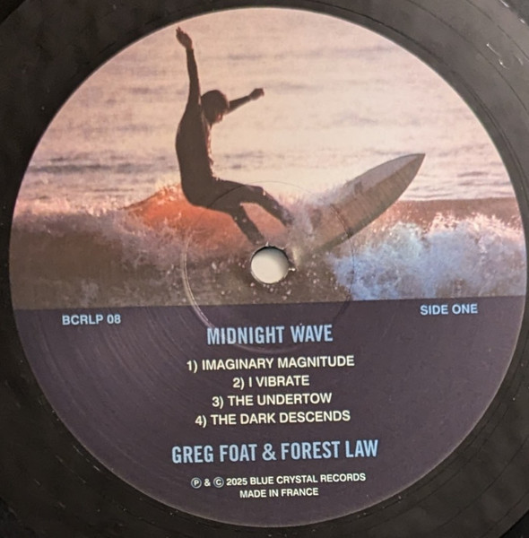 Greg Foat & Forest Law - Midnight Wave | Blue Crystal Records (BCRLP 08) - 3