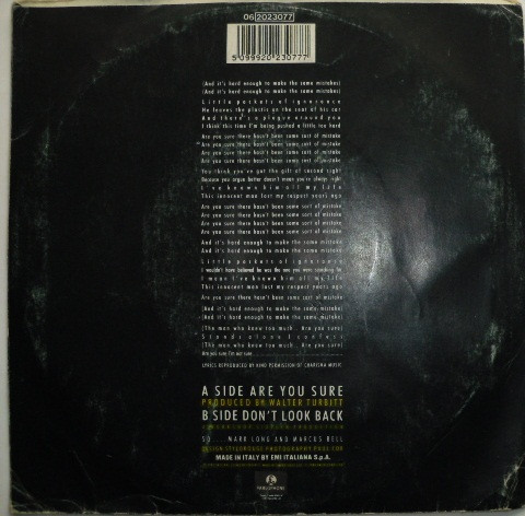 So - Are You Sure | Parlophone (06 2023077) - 2
