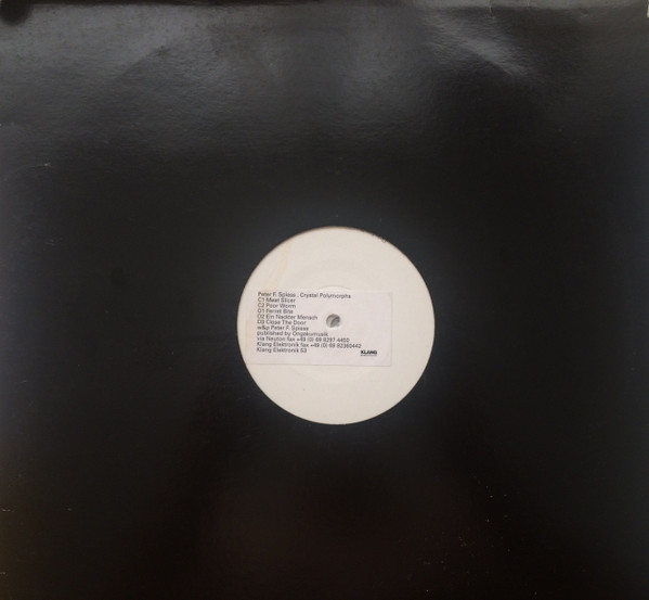 Peter F. Spiess - Crystal Polymorphs | Klang Elektronik (KLANG 53)