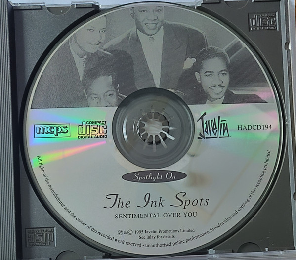 The Ink Spots - Sentimental Over You | Javelin (HADCD 194) - 3
