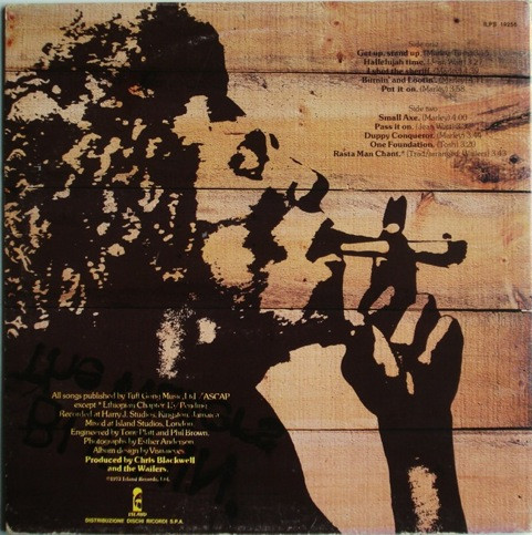 The Wailers - Burnin' | Island Records (ILPS 19256) - 4 The Wailers - Burnin' | Island Records (ILPS 19256) - 4