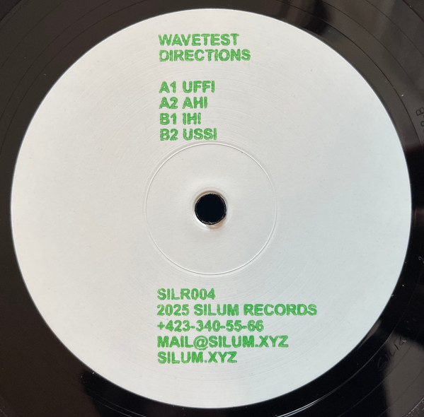Wavetest - Directions | Silum Records (SILR004) - 2