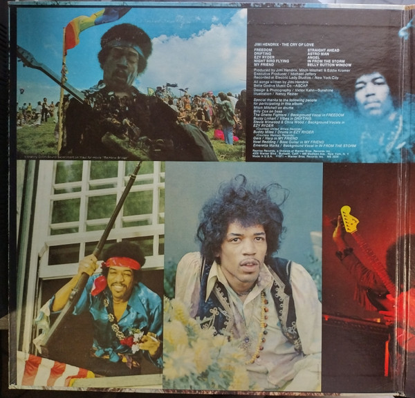 Jimi Hendrix - The Cry Of Love | Reprise Records (MS 2034) - 2