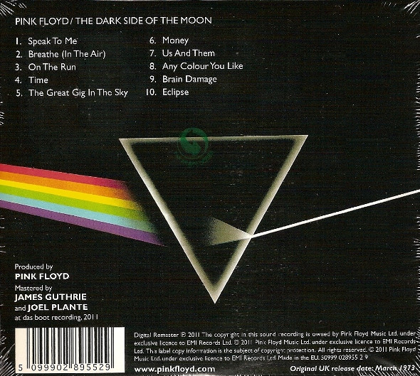 Pink Floyd - The Dark Side Of The Moon | EMI (50999 028955 2 9) - 3 Pink Floyd - The Dark Side Of The Moon | EMI (50999 028955 2 9) - 3