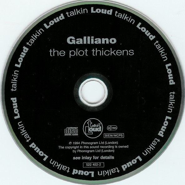 Galliano - The Plot Thickens | Talkin' Loud (522 452-2) - 3 Galliano - The Plot Thickens | Talkin' Loud (522 452-2) - 3
