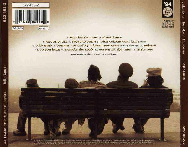 Galliano - The Plot Thickens | Talkin' Loud (522 452-2) - 2 Galliano - The Plot Thickens | Talkin' Loud (522 452-2) - 2