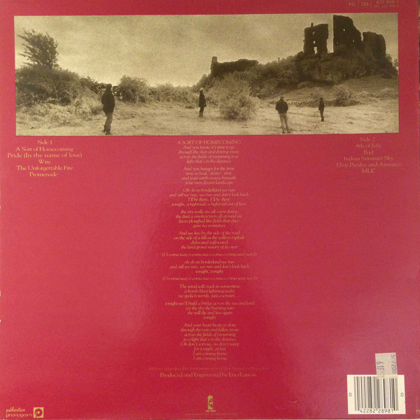 U2 - The Unforgettable Fire | Island Records (822 898-1) - 2