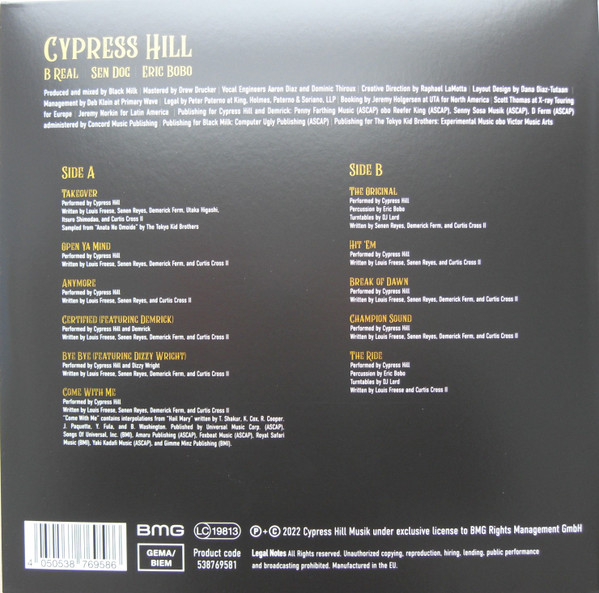 Cypress Hill - Back In Black | BMG (538769581) - main Cypress Hill - Back In Black | BMG (538769581) - main