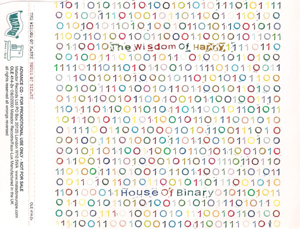Wisdom Of Harry - House Of Binary | Matador (OLE 414-2v) - 3