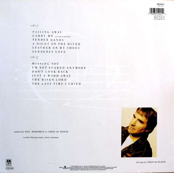Chris de Burgh - Flying Colours | A&M Records (395224-1) - 2