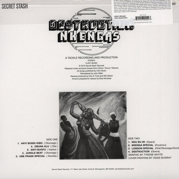 Nkengas - Destruction | Secret Stash Records (SSR-LP-29) - 2 Nkengas - Destruction | Secret Stash Records (SSR-LP-29) - 2