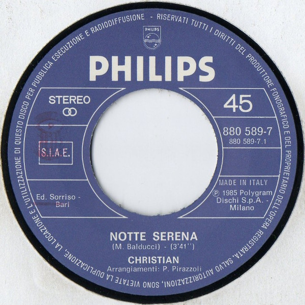 Christian - Notte Serena | Philips (880 589-7) - 3