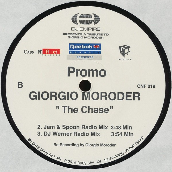 Giorgio Moroder - The Chase | Caus-N'-ff-ct (CNF 019) - 2